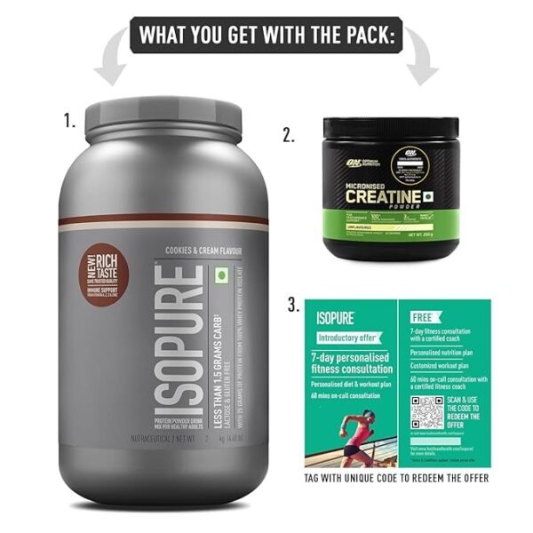 ISOPURE [Whey Protein Isolate Powder, 4.40 lbs/2 Kg - Image 2