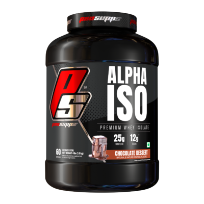 Prosupps Alpha Iso Premium Whey Isolate - 1.8 Kg (3.9 Lb), Chocolate Desert