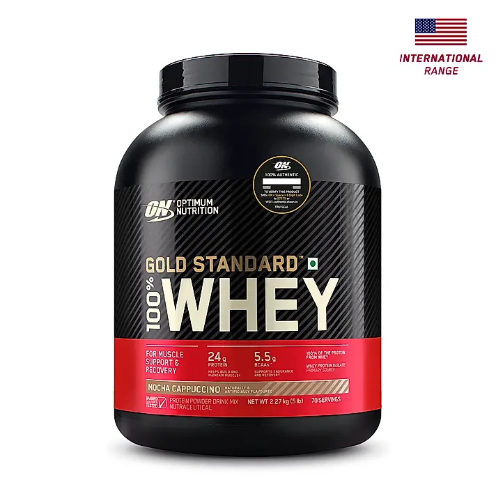 Optimum Nutrition (ON) Gold Standard 100% Protein Powder 2.27 kg
