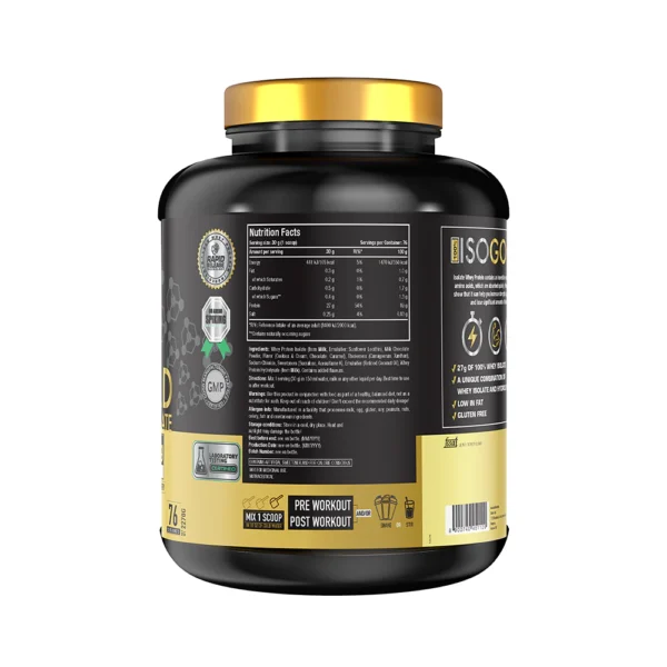 One Science Nutrition ISO Gold Protein 5Lbs - Image 4