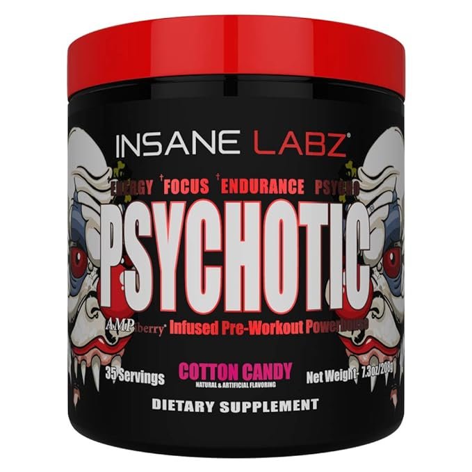Insane Labz Psychotic Powder, Pack of 208gm