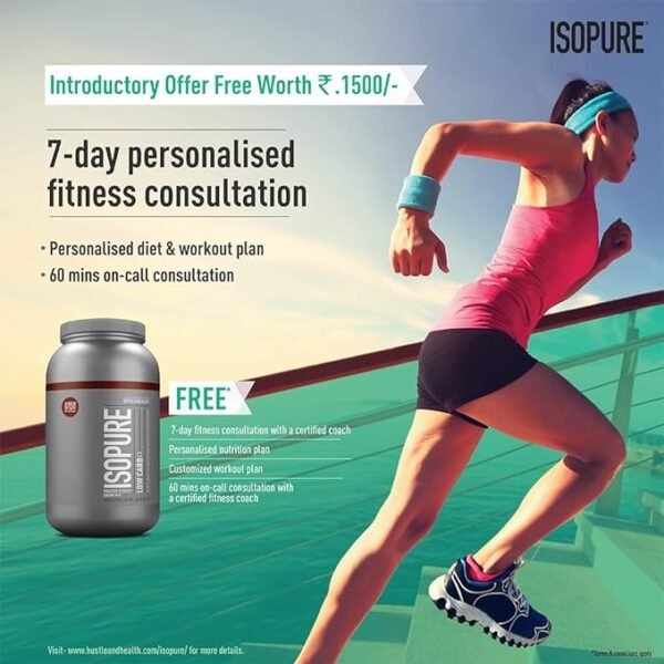 Isopure Low Carb 100% Whey Protein Isolate Powder - 1 Kg (2.2 Lb) - Image 3