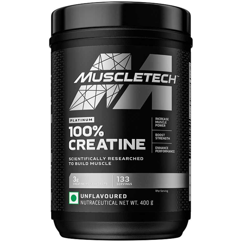 MuscleTech Platinum 100% Creatine, 400 g