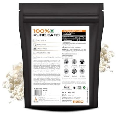 AS-IT-IS 100% Pure Carb Weight Gainer 2kg - Image 2