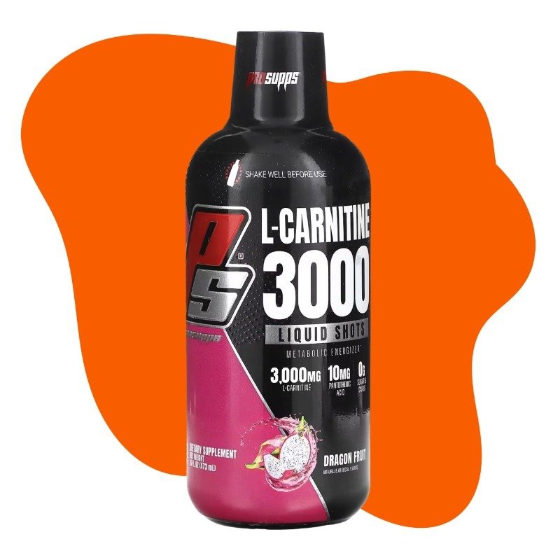 pro supps l carnitine 3000 mg liquid shots metabolic energizer | 30 serving pro supps l carnitine 3000 mg liquid shots metabolic energizer | 30 serving