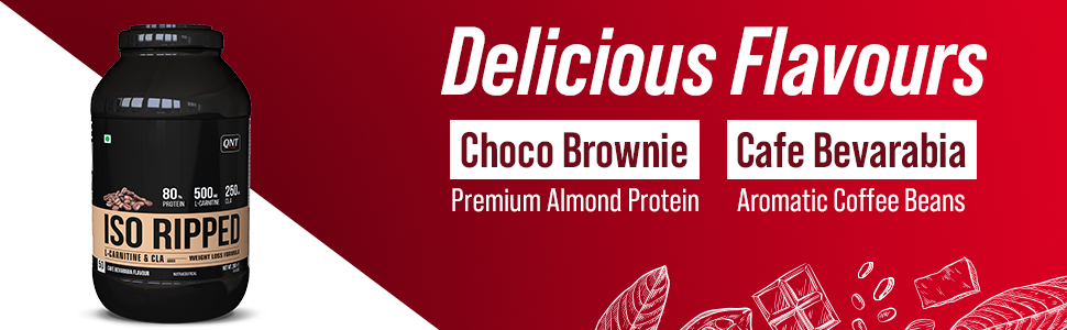 QNT ISO Ripped Whey Protein Isolate Powder | With L-Carnitine & CLA | 32g Pure Whey Isolate per Serving | Supports Lean Muscle Growth & Weight Loss | Cafe Bevarabia Flavor, QNT ISO Ripped Whey Protein Isolate – Café Bevarabia