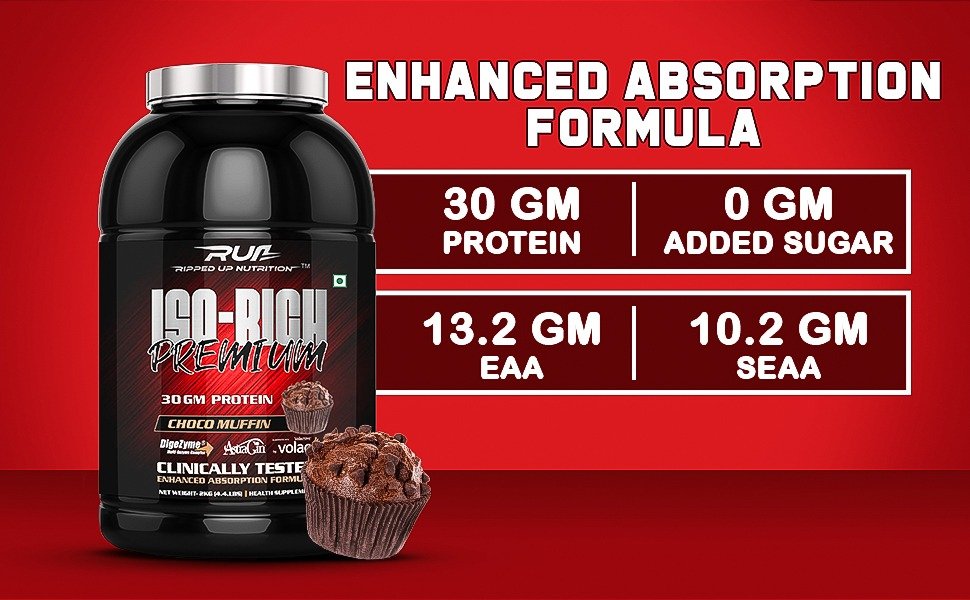 ripped up nutrition iso rich premium | 100% isolate with added astragin® | 30g protein | fast amino acid absorption | zero bloating (2kg (4.4lbs), ripped up nutrition iso rich premium | 100% isolate with added astragin® | 30g protein | fast amino acid absorption | zero bloating (2kg (4.4lbs),
