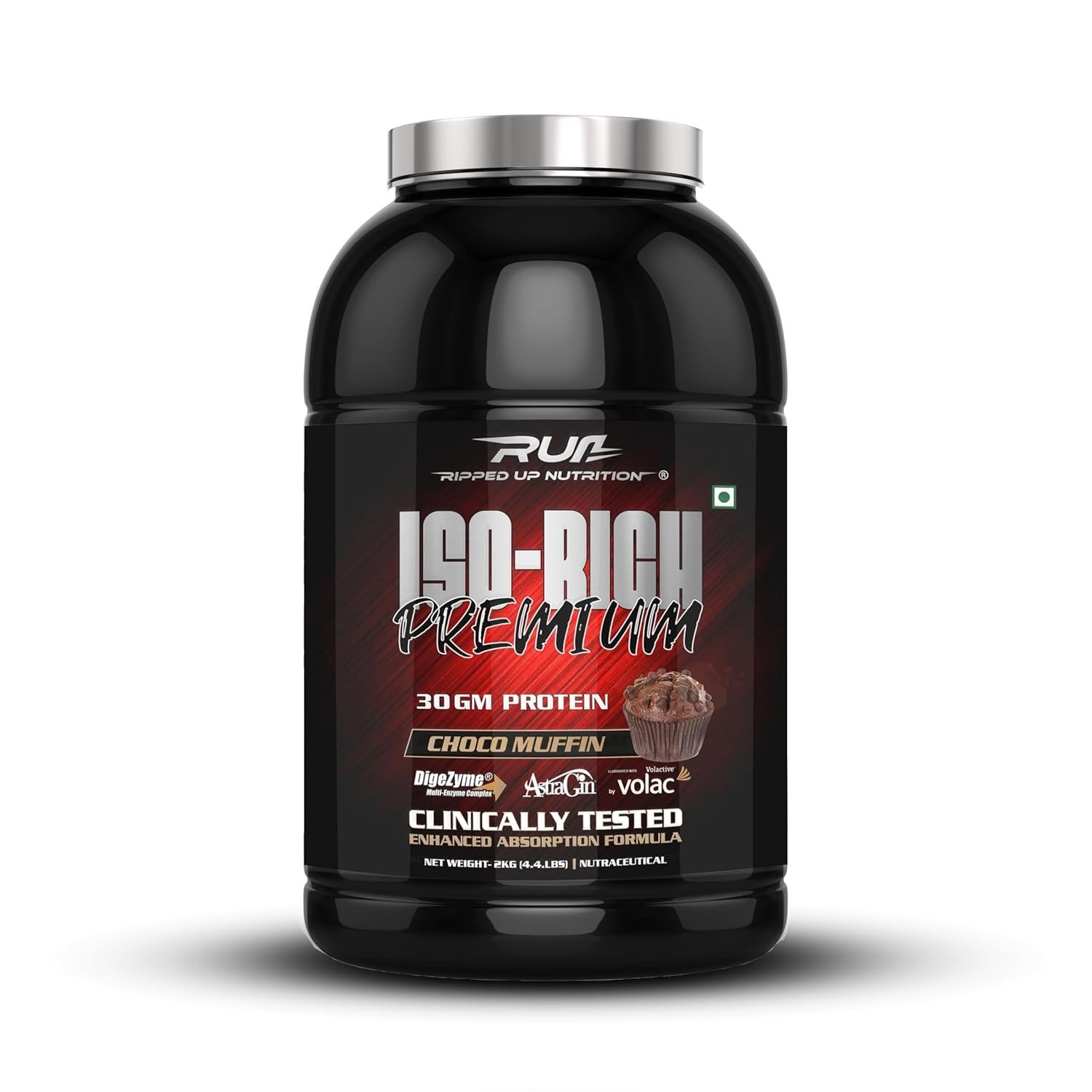 ripped up nutrition iso rich premium | 100% isolate with added astragin® | 30g protein | fast amino acid absorption | zero bloating (2kg (4.4lbs), ripped up nutrition iso rich premium | 100% isolate with added astragin® | 30g protein | fast amino acid absorption | zero bloating (2kg (4.4lbs),